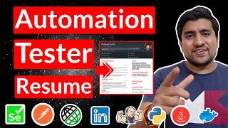 The Resume That Got me into BrowserStack, Wingify. (with Download) | Automation Tester Resume