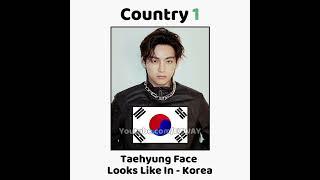 BTS Taehyung Amazing FACE In Different Country!! 