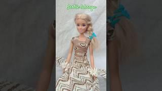 Making Beautiful Lahenga For Barbie|doll dress making #shorts #dolldress #fashion #miniature