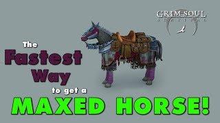 How to get a MAXED LEVEL HORSE in Grim Soul Survival. Update 1.6.0