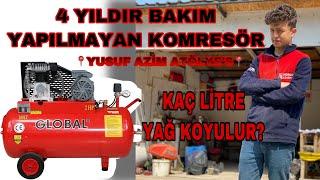 KOMPRESÖR BAKIMI,KAÇ LİTRE YAĞ KOYULUR?