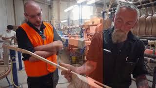 HAWORTH GUITARS VISIT THE COLE CLARK FACTORY