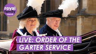 WATCH: King Charles Arrives For Order of the Garter Service
