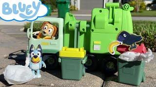 ️ New BLUEY Bin Night Garbage Truck | Learn to Recycle with Bluey | Bluey Garbage Truck Unboxing