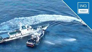 Chinese Coast Guard uses water cannons, sideswipes PH ship in WPS | INQToday