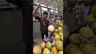 भाई ने छीला अपने दांतों से नारियाल ️#shorts #trending #viralvideo #challenge