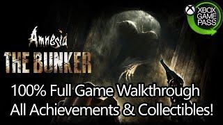 Amnesia The Bunker - 100% Full Game Walkthrough - All Achievements/Trophies (Xbox Game Pass)