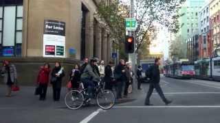 Melbourne's hook turn: in-car view