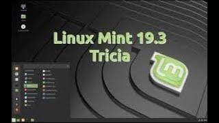 LINUX MINT 19 3 “Tricia” INSTALLATION VIDEO №1