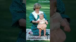 Prince William with his mother #diana #trending #britishroyalfamily #ladydiana