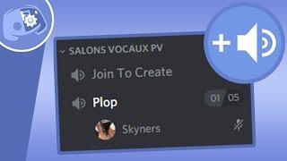 Salons vocaux automatique (Voicemaster) | Discord