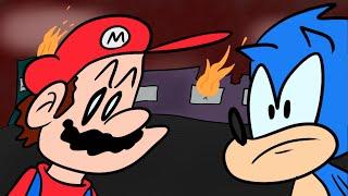 Mario VS Sonic (Parody Animation)