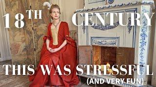 Sewing an 18th century wardrobe in 14 days | Sewing Vlog