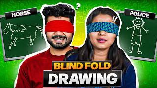 BLINDFOLD DRAWING CHALLENGE with ZOYA! 