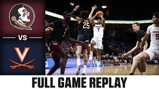 Florida State vs. Virginia Full Game Replay | 2024-25 ACC Men's Basketball