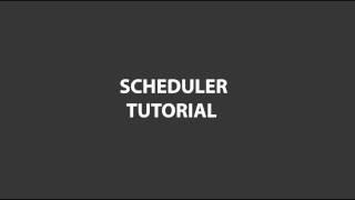 KPanel Scheduler Tutorial