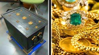 БОГАТЫЙ ФАШИСТСКИЙ СЕЙФ! ПОДНЯЛ МНОГО ЗОЛОТА И БРИЛЛИАНТОВ! RICH NAZE SAFE!lot of gold and diamonds!