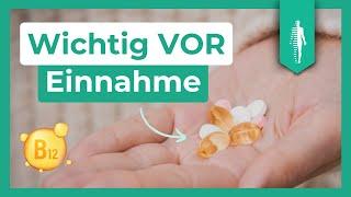 Vitamin B12: DAS solltest Du unbedingt vor der Einnahme wissen!