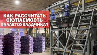 Как рассчитать окупаемость робота-укладчика (паллетоукладчика) и заработать?