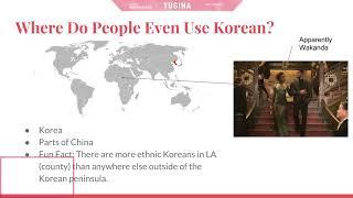 [Livestream VOD] Yugina teaches Korean: Lesson 1