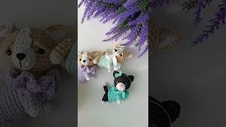 VK:Keti_amigurumi/Милые Чихуахуа и Котик