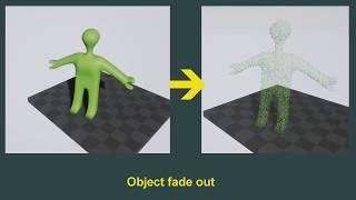 UE4 - Object fade out