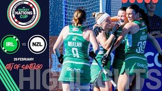 FIH Hockey Women's Nations Cup 2025 Highlights: Ireland v New Zealand