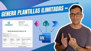 Power Automate | Rellenar plantillas de Word con contenido dinámico 