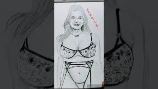 HOT GIRL SKETCH LILLI LUXE 3 // DRAWING TECHNIQUE // DRAWING TUTORIAL // ART VIDEO // PENCIL DRAWING