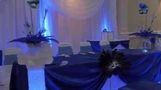 Decoración de Quinceañera.  Azul Rey. Octubre de 2015. Mis Quince Fiesta. Jennifer Evangelista.