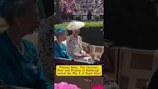 Princess Anne, Sir Lawrence, Duke and Duchess of Edinburgh at day 3 of the Royal Ascot.
