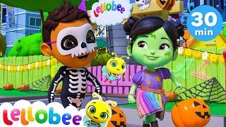 Trick Or Treat At The Farm | Lellobee City Farm | Kids Road Trip! | Kids Songs and Stories