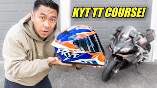 AFFORDABLE MOTORCYCLE HELMETS DON’T HAVE TO SUCK | KYT TT COURSE REVIEW