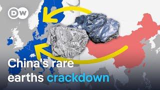 Chinese mineral monopoly hits global tech and auto industries | DW News