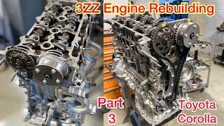 (Part 3) 3ZZ-FE Engine Reassemble Of Toyota Corolla