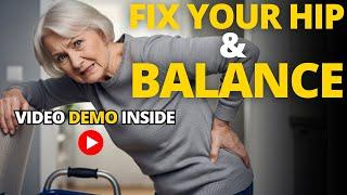 SENIORS: This "Forgotten" HIP MUSCLE Is DESTROYING Your Balance! (3 Moves To Rebuild Stability FAST)