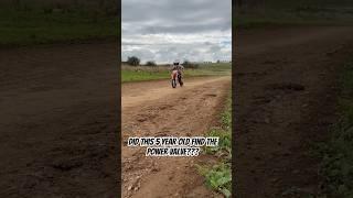 After months of electric riding, Harri loved riding his KTM 50 cc this weekend. #motocross #motovlog