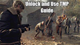 Resident Evil 4 Remake Demo - How To Get The TMP SMG Gun Guide & Gameplay PS5