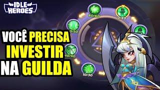 IDLE HEROES - VOCÊ PRECISA INVESTIR NA TECNOLOGIA DA GUILDA. CONTA DO JHONNATHAN