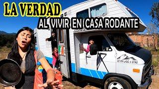 NO es SENCILLO VIVIR de ESTA MANERA‼️Familia Viajera muestra la VERDAD al vivir en CASA RODANTE