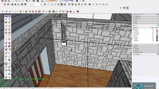 SketchUp - ПРОЕКТ 2 - Дом (создаем и делаем расчет электропроводки)