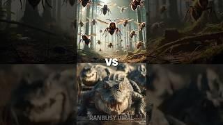 Wasps VS Crocodiles, Black Leopard, Tyrannosaurus, Scorpion, Conado Lizard, King Prayer, Godzilla