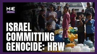 Israel committing genocide in Gaza, says HRW