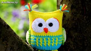 Амигуруми: схема Совушка. Игрушки вязаные крючком - Free crochet patterns.