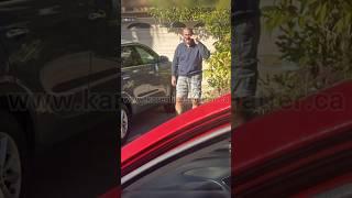 Homeowners wanted the parking in front of there house…🫣Thoughts on this encounter? #karen #parking