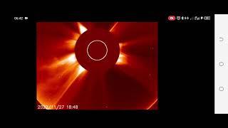 Солнце. Солнечная активность ноябрь 2022  дата 21.11.2022 - 30.11.2022 c2. Nasa soho