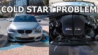 PROBLEM COLD STARTING THE ENGINE BMW M5 V10