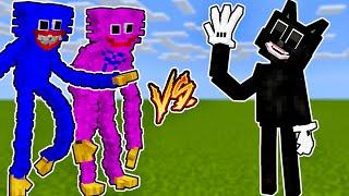 ХАГГИ ВАГГИ ПРОТИВ КАРТУН КЭТА В МАЙНКРАФТ HUGGY WUGGY POPPY PLAYTIME MINECRAFT CARTOON CAT