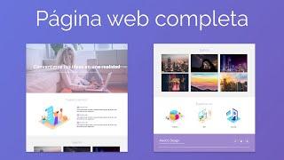  Como CREAR una PAGINA WEB con HTML CSS y JAVASCRIPT