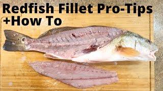 How to Fillet Redfish Perfect - Pro Tip for Quick Easy Fillet